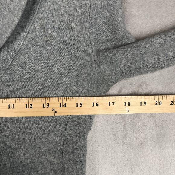 EILEEN FISHER Merino Cashmere Shawl Collar Cardigan Sz PM Gray Grandpa Pockets - Picture 6 of 12